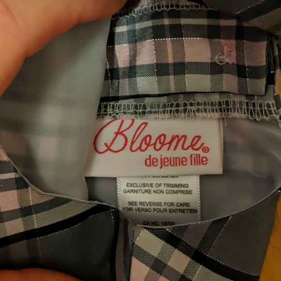 Plaid formal dress - Picture 4 of 5